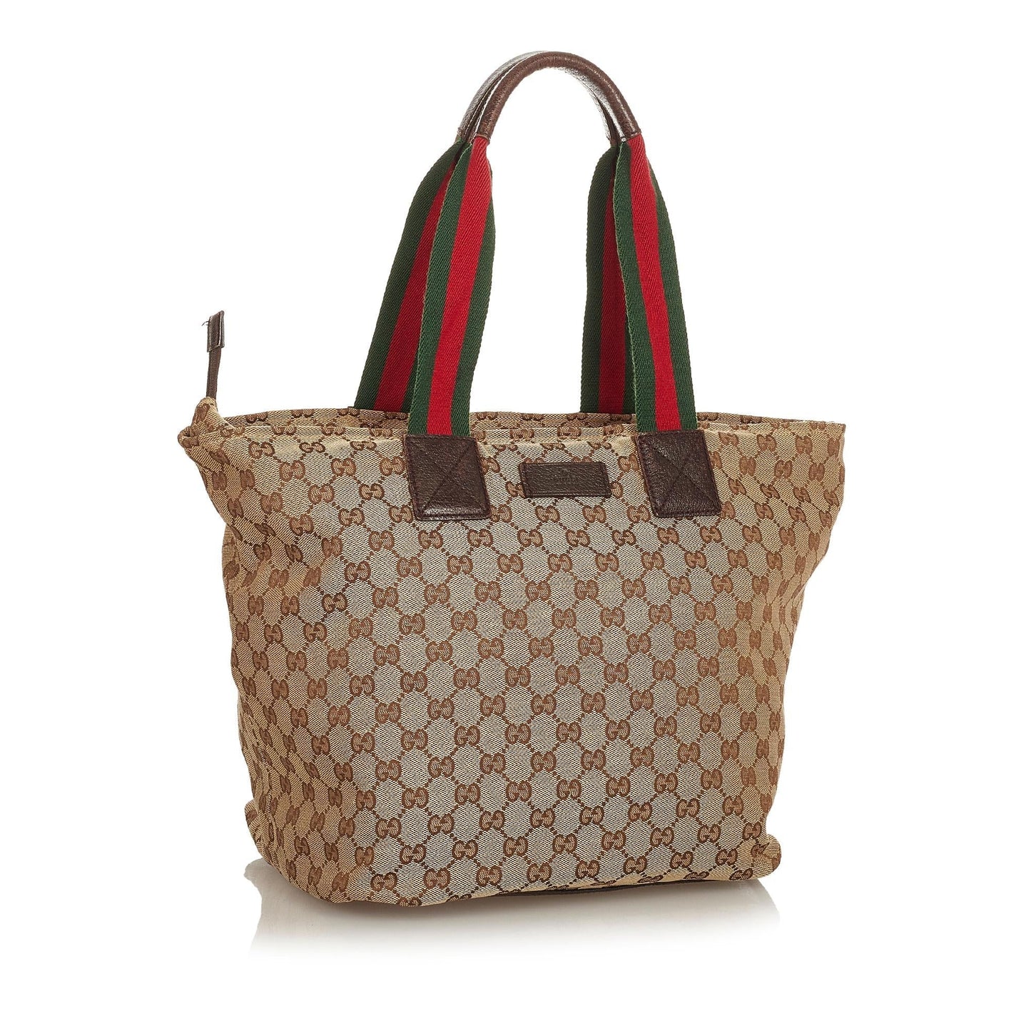 Gucci GG Canvas Web Tote Bag (SHG-26531)