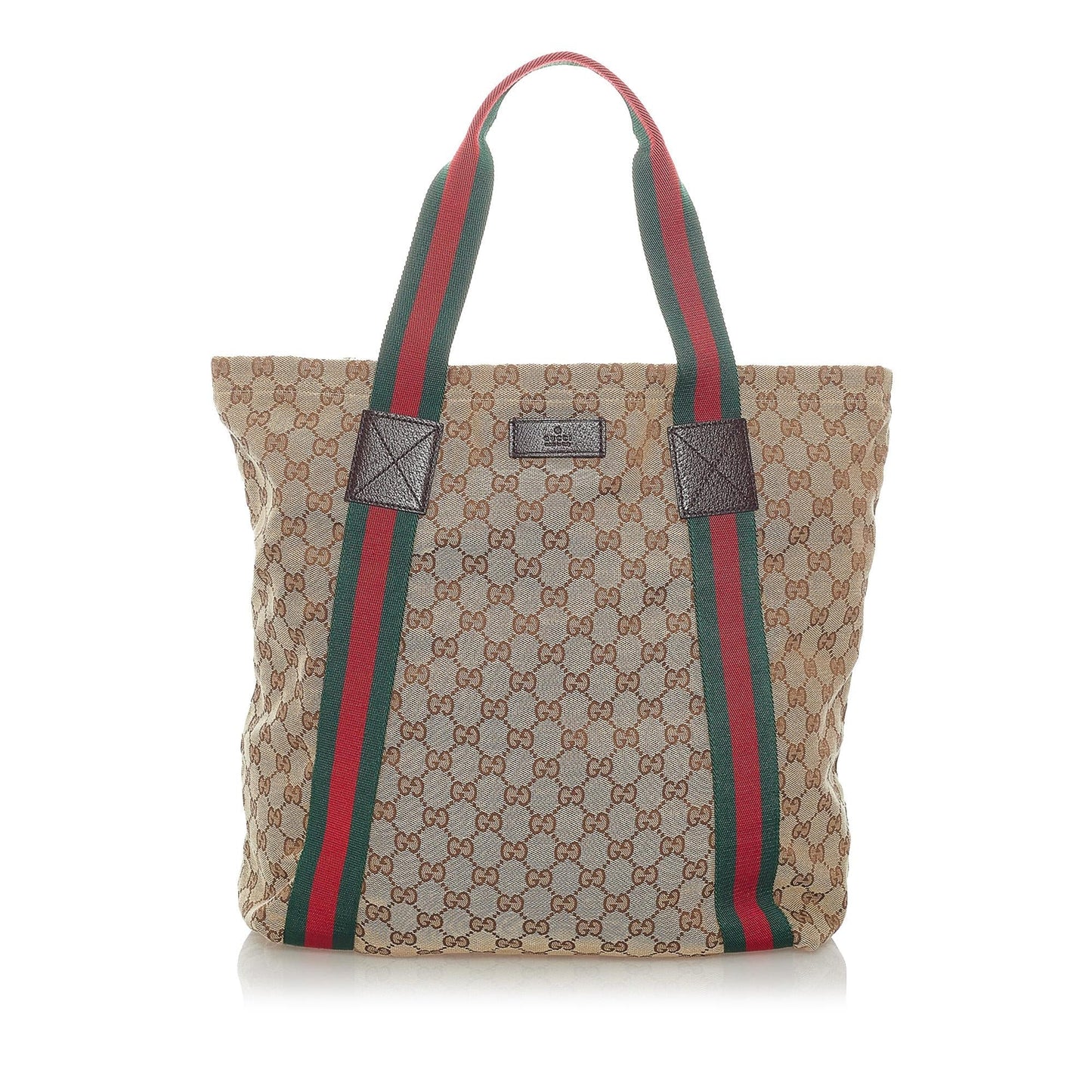 Gucci GG Canvas Web Tote Bag (SHG-32939)