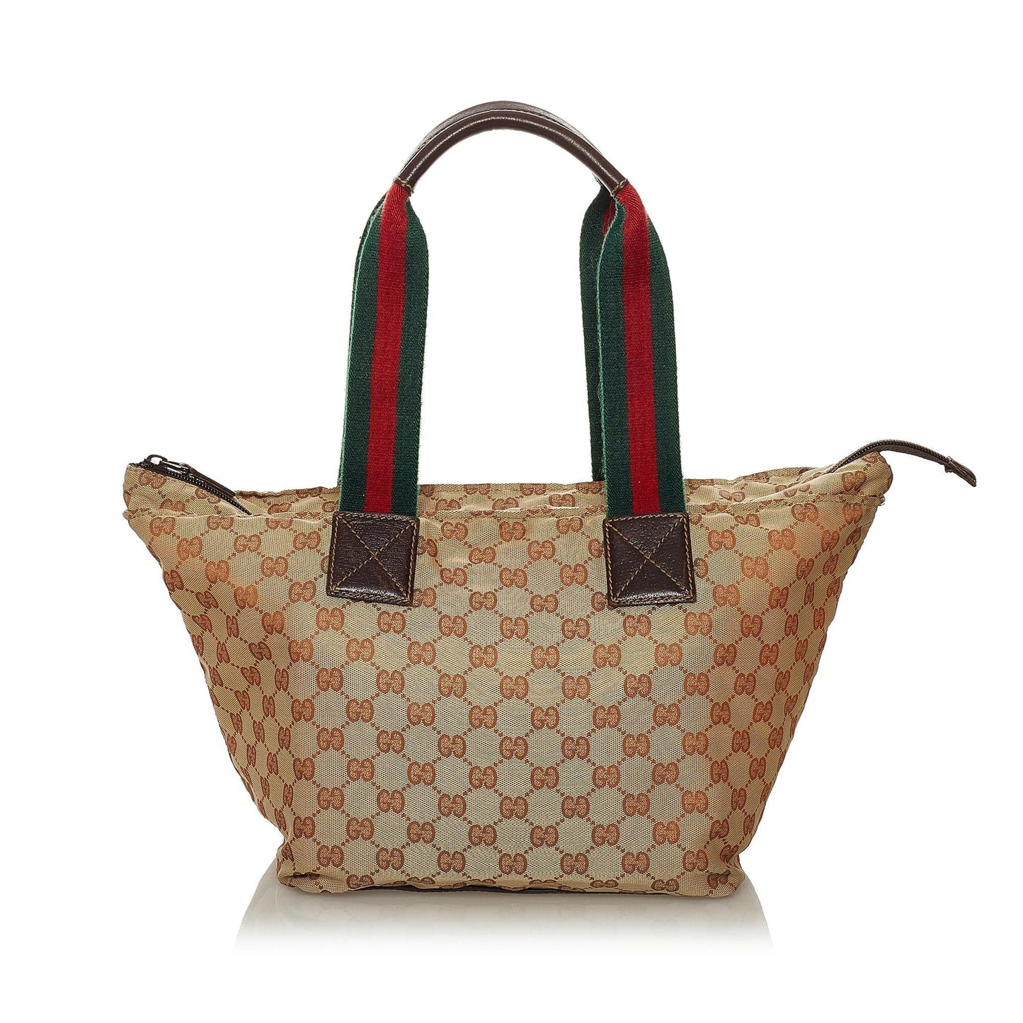 Gucci GG Canvas Web Tote Bag (SHG-33122)