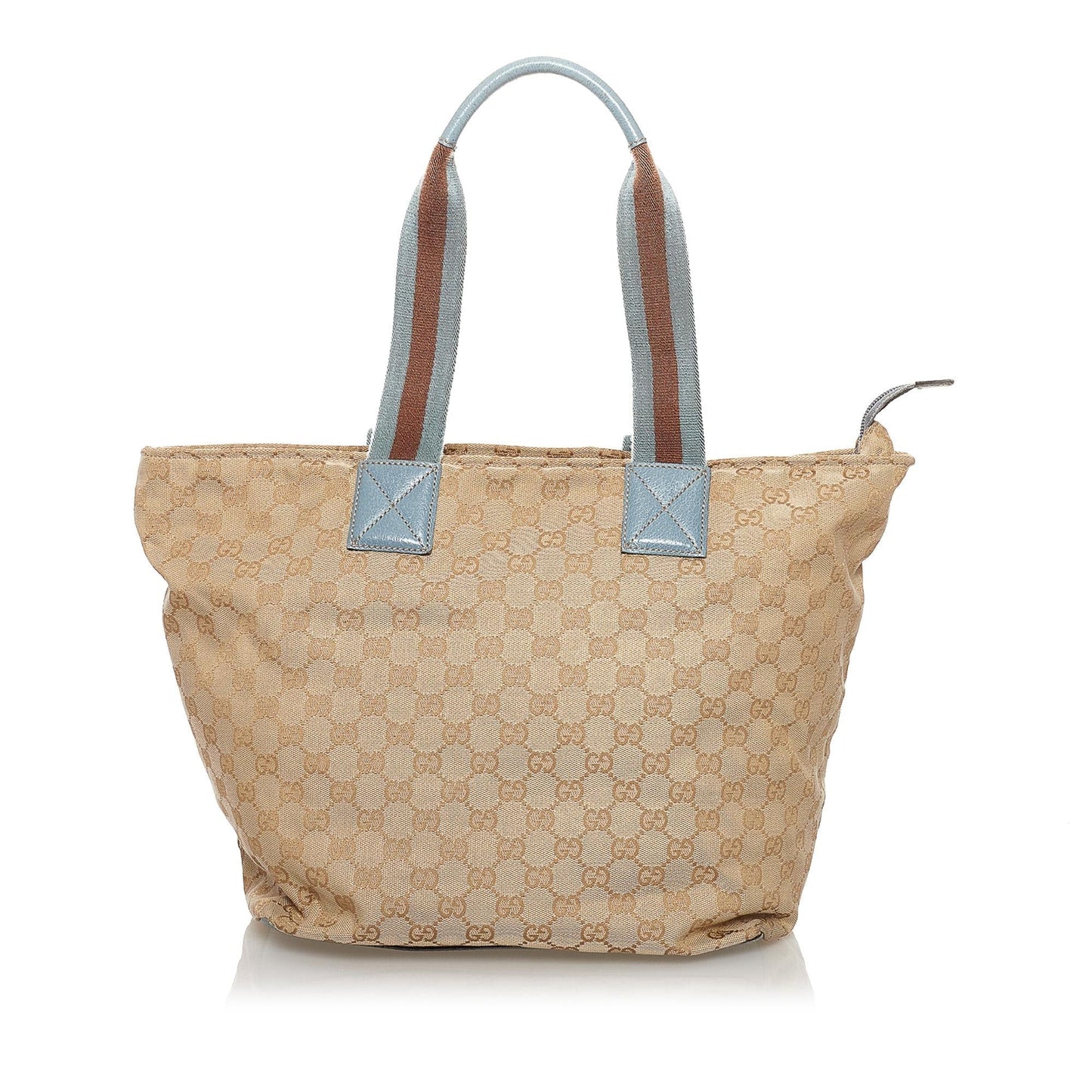 Gucci GG Canvas Web Tote Bag (SHG-33365)