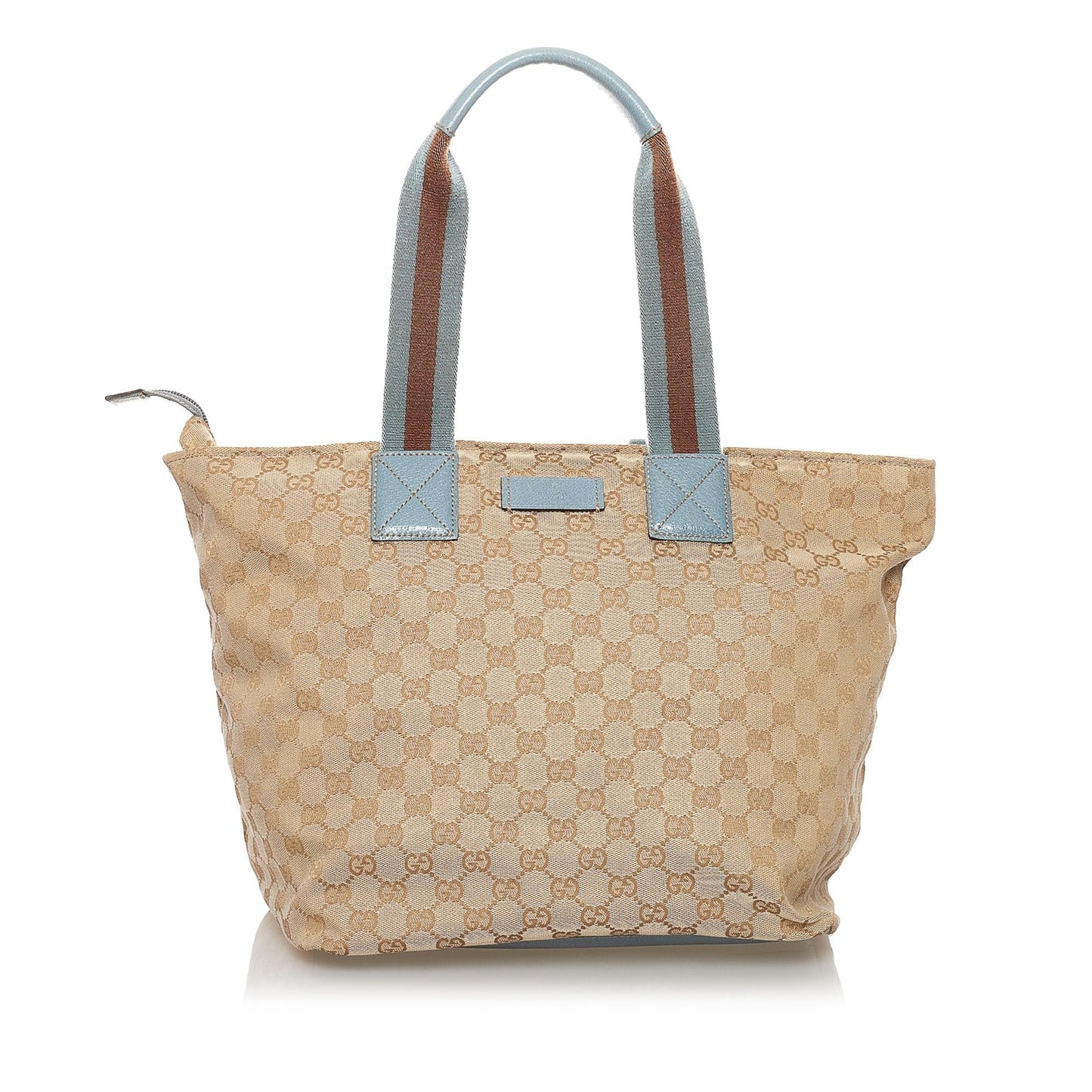 Gucci GG Canvas Web Tote Bag (SHG-33365)