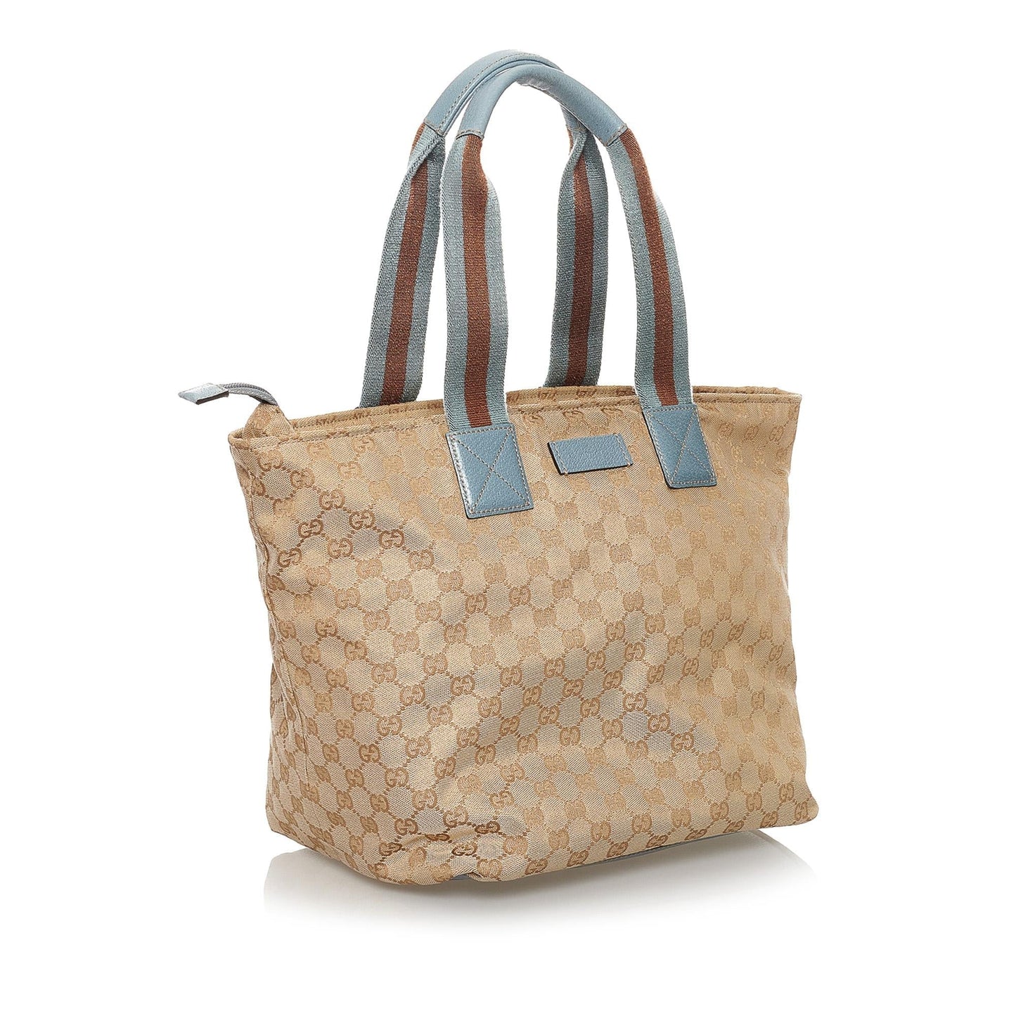 Gucci GG Canvas Web Tote Bag (SHG-33365)