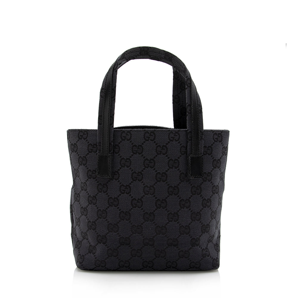 Gucci GG Canvas Front Pocket Mini Tote (SHF-15167)