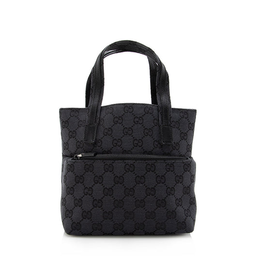 Gucci GG Canvas Front Pocket Mini Tote (SHF-15167)