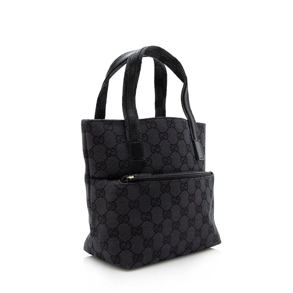 Gucci GG Canvas Front Pocket Mini Tote (SHF-15167)