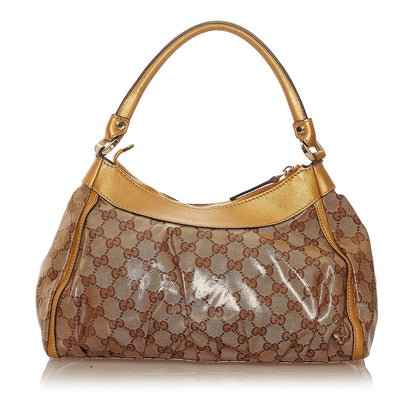 Gucci GG Crystal Abbey D-Ring Shoulder Bag (SHG-28157)