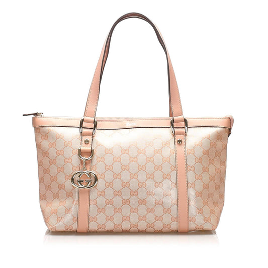 Gucci GG Crystal Abbey Tote Bag (SHG-13332)