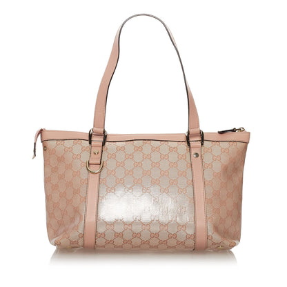 Gucci GG Crystal Abbey Tote Bag (SHG-33085)