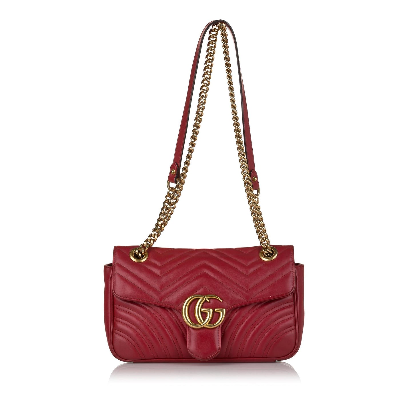 Gucci GG Marmont Matelasse Leather Crossbody Bag (SHG-33109)