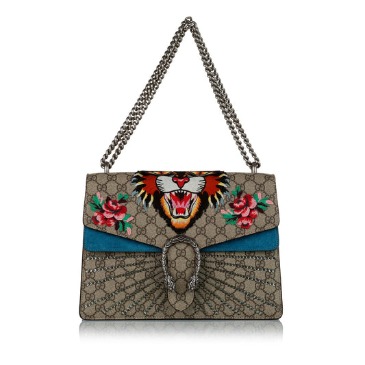 Gucci GG Supreme Angry Cat Dionysus Shoulder Bag (SHG-33149)