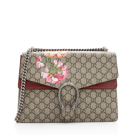 Gucci GG Supreme Blooms Dionysus Medium Shoulder Bag (SHF-21368)