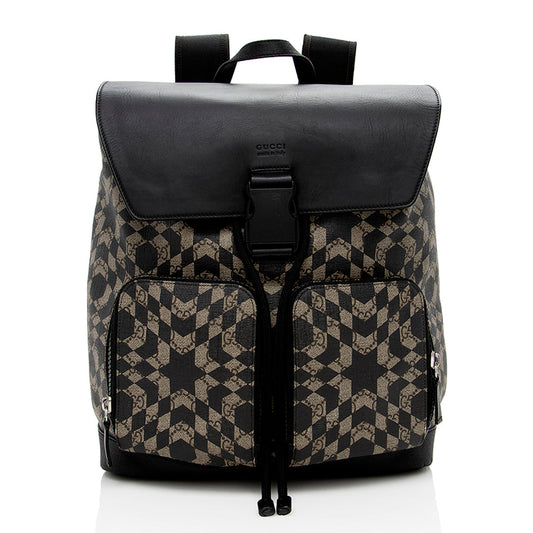 Gucci GG Supreme Caleido Backpack - FINAL SALE (SHF-15152)