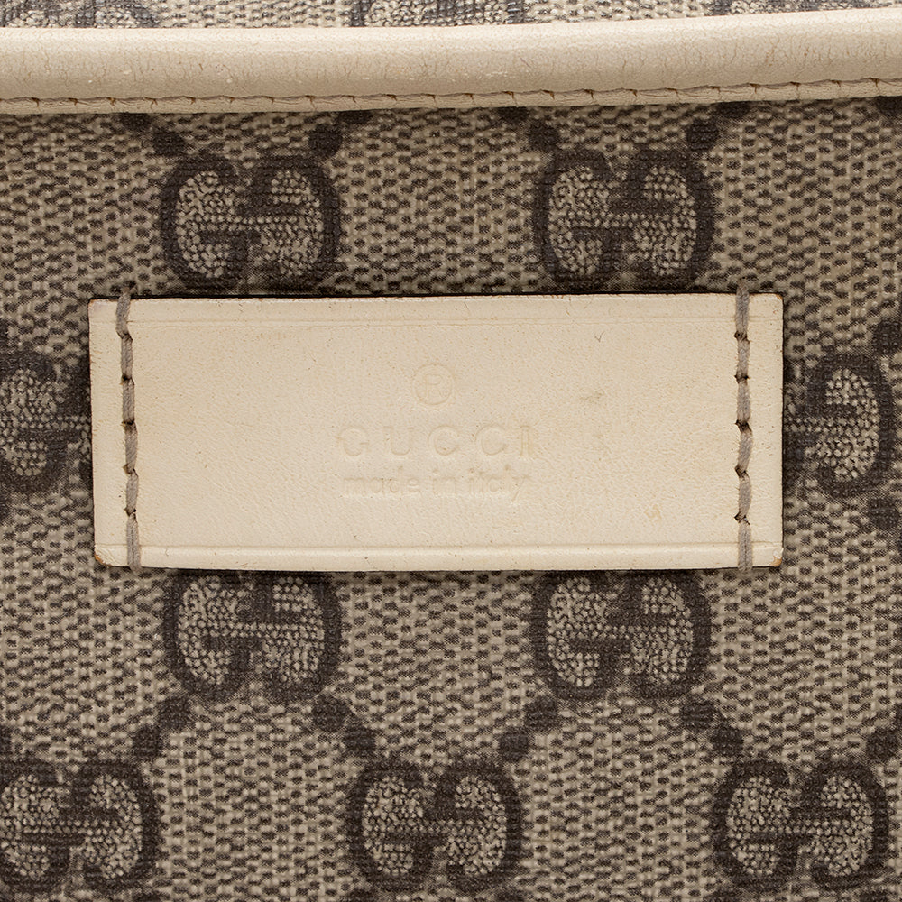 Gucci GG Supreme Classic Medium Zip Tote (SHF-17382)