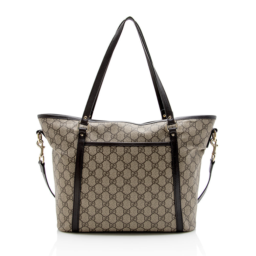 Gucci GG Supreme Convertible Tote (SHF-13575)