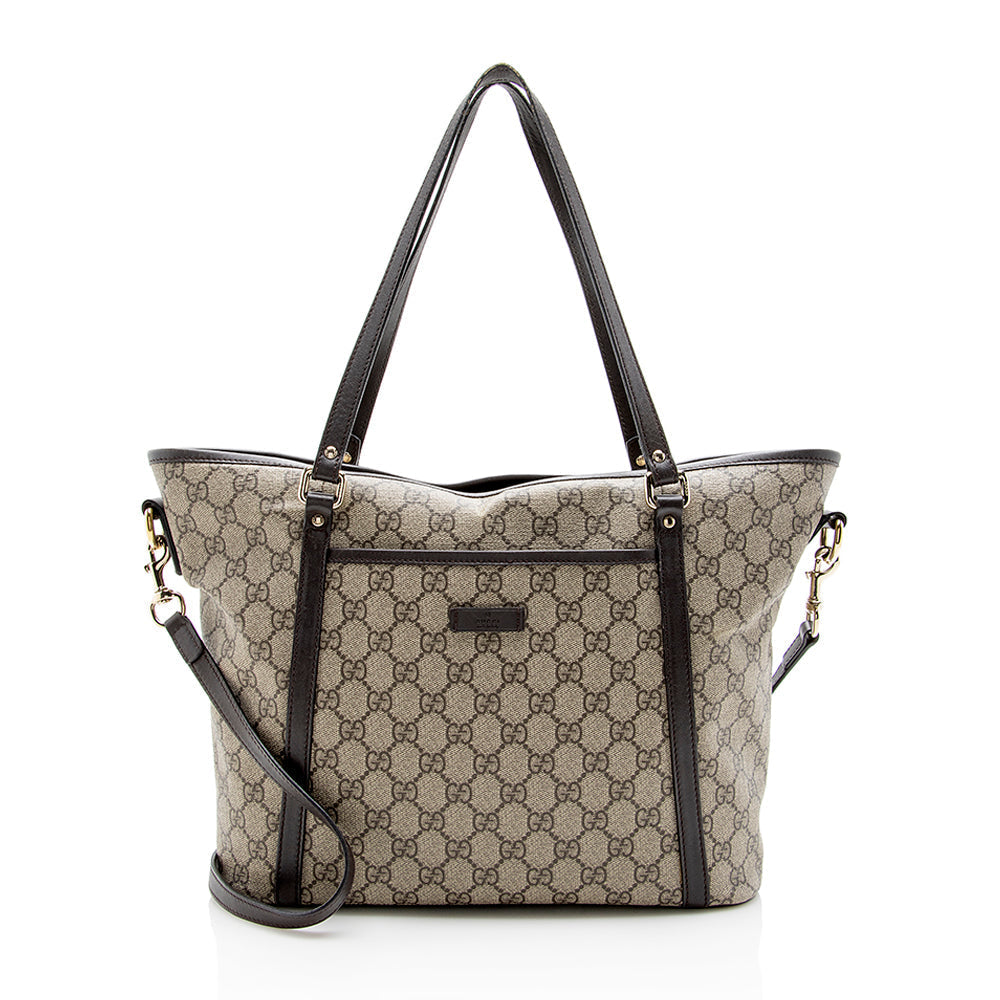 Gucci GG Supreme Convertible Tote (SHF-13575)