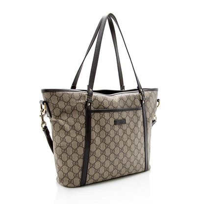 Gucci GG Supreme Convertible Tote (SHF-13575)