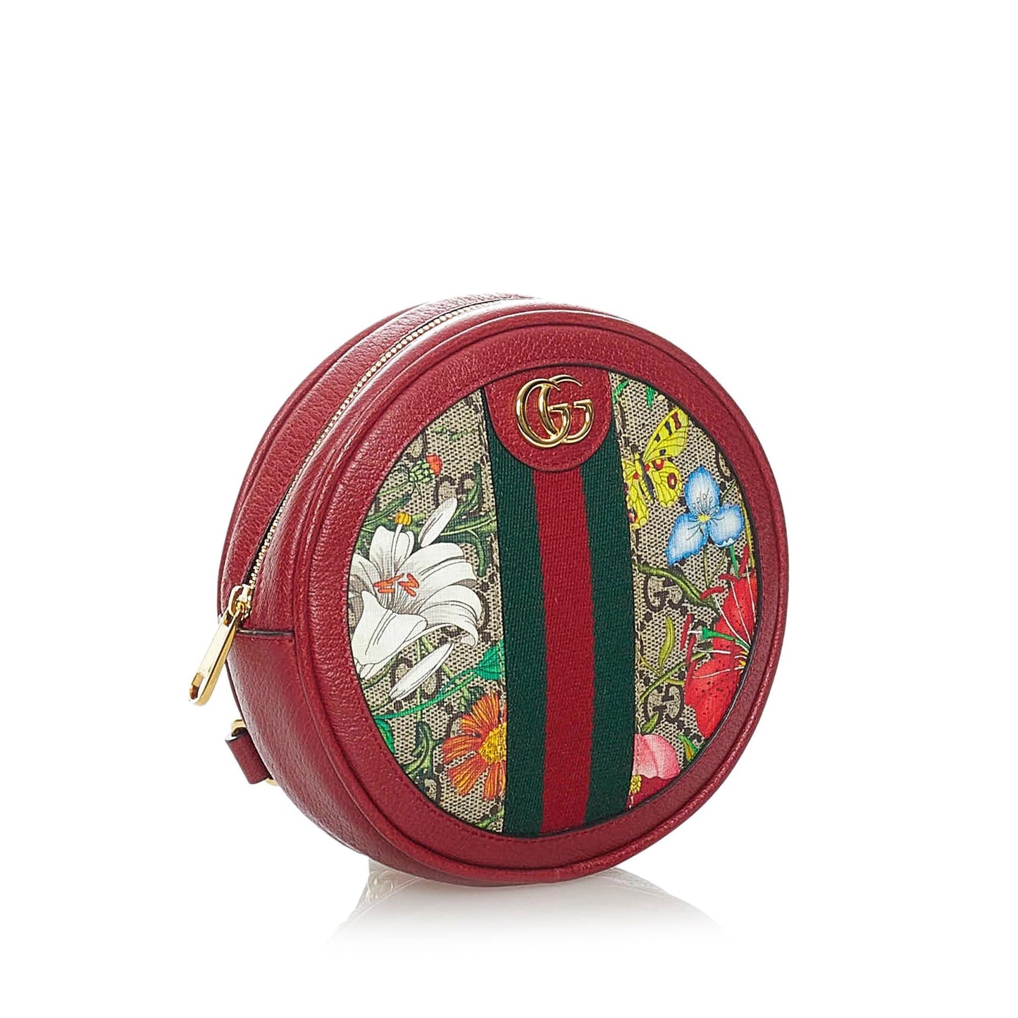 Gucci GG Supreme Flora Ophidia Round Backpack (SHG-33576)