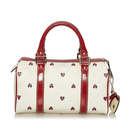 Gucci GG Supreme Hearts Small Joy Boston Bag (SHG-28628)