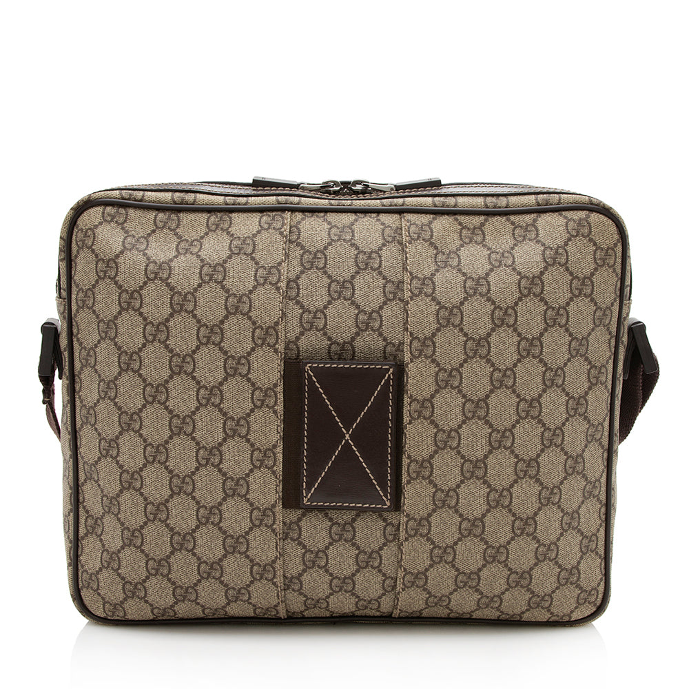 Gucci GG Supreme Interlocking GG Messenger Bag (SHF-13066)