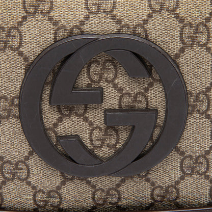 Gucci GG Supreme Interlocking GG Messenger Bag (SHF-13066)