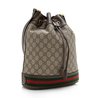 Gucci GG Supreme Ophidia Bucket Bag (SHF-17902)