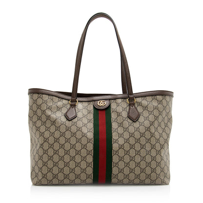 Gucci GG Supreme Ophidia Medium Shopping Tote (SHF-20821)