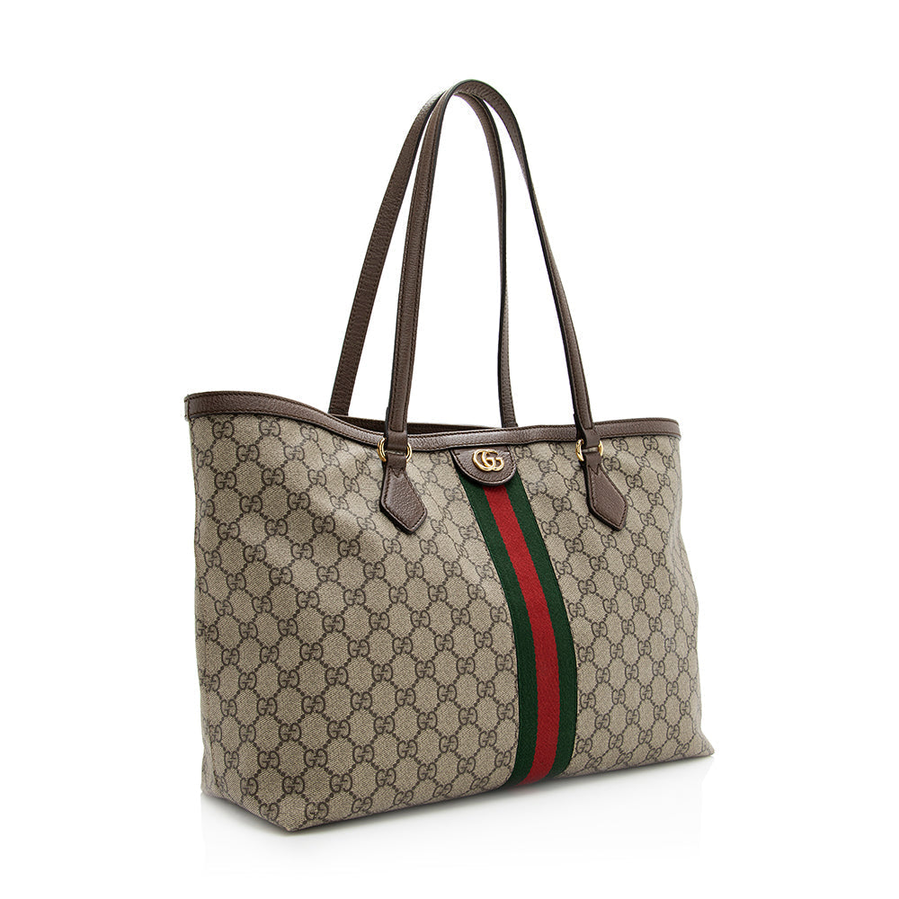 Gucci GG Supreme Ophidia Medium Shopping Tote (SHF-20821)