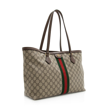 Gucci GG Supreme Ophidia Medium Shopping Tote (SHF-20821)