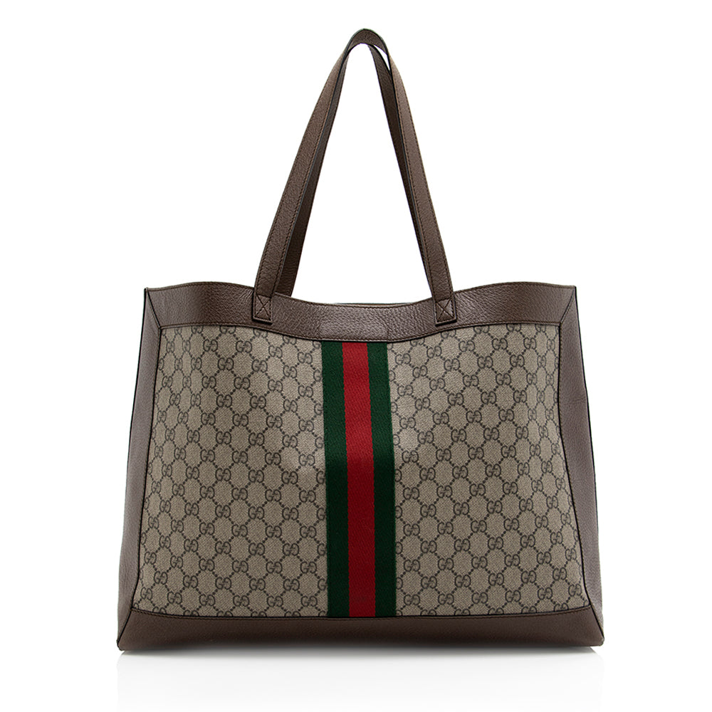 Gucci GG Supreme Ophidia Medium Soft Tote (SHF-18509)