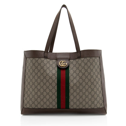 Gucci GG Supreme Ophidia Medium Soft Tote (SHF-18509)