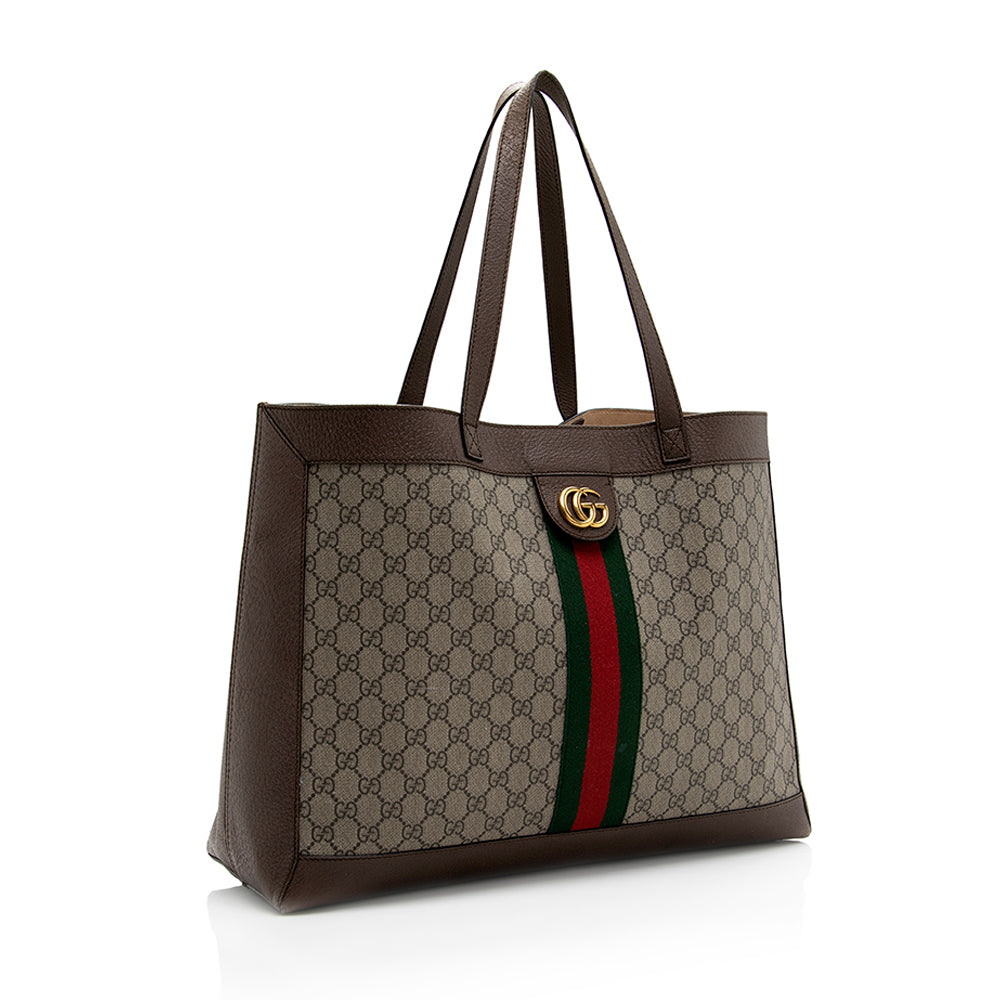 Gucci GG Supreme Ophidia Medium Soft Tote (SHF-18509)