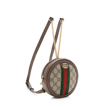 Gucci GG Supreme Ophidia Round Mini Backpack (SHF-16142)