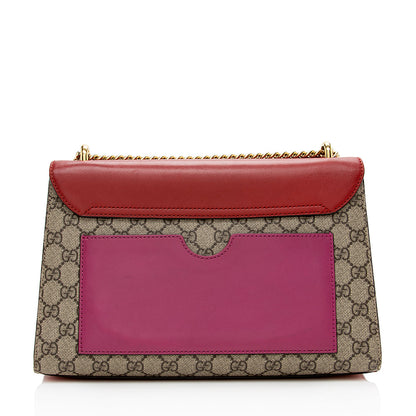 Gucci GG Supreme Padlock Medium Shoulder Bag (SHF-15259)