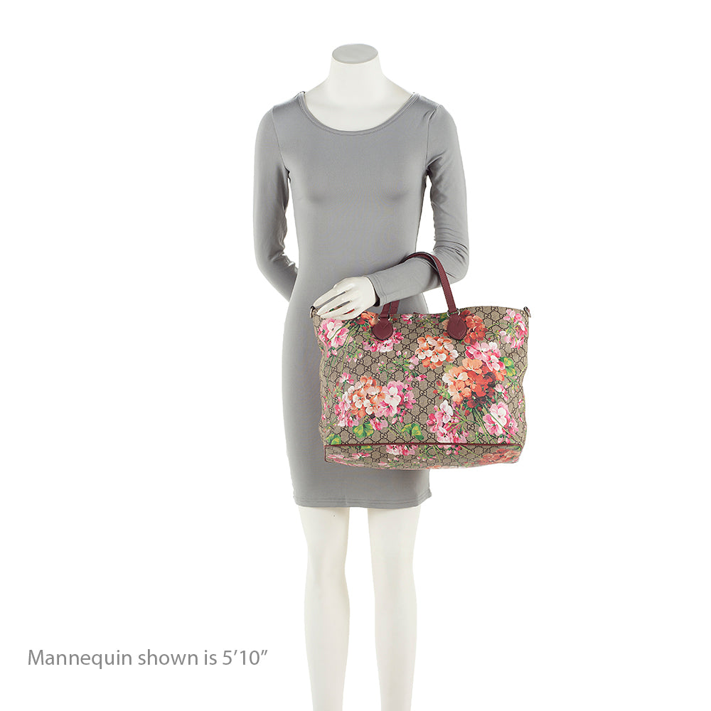 Gucci GG Supreme Soft Blooms Tote (SHF-20757)