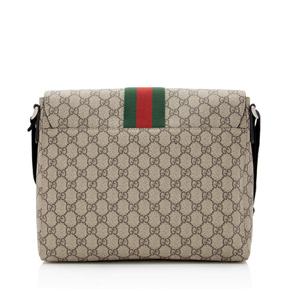 Gucci GG Supreme Web Messenger Bag (SHF-21187)