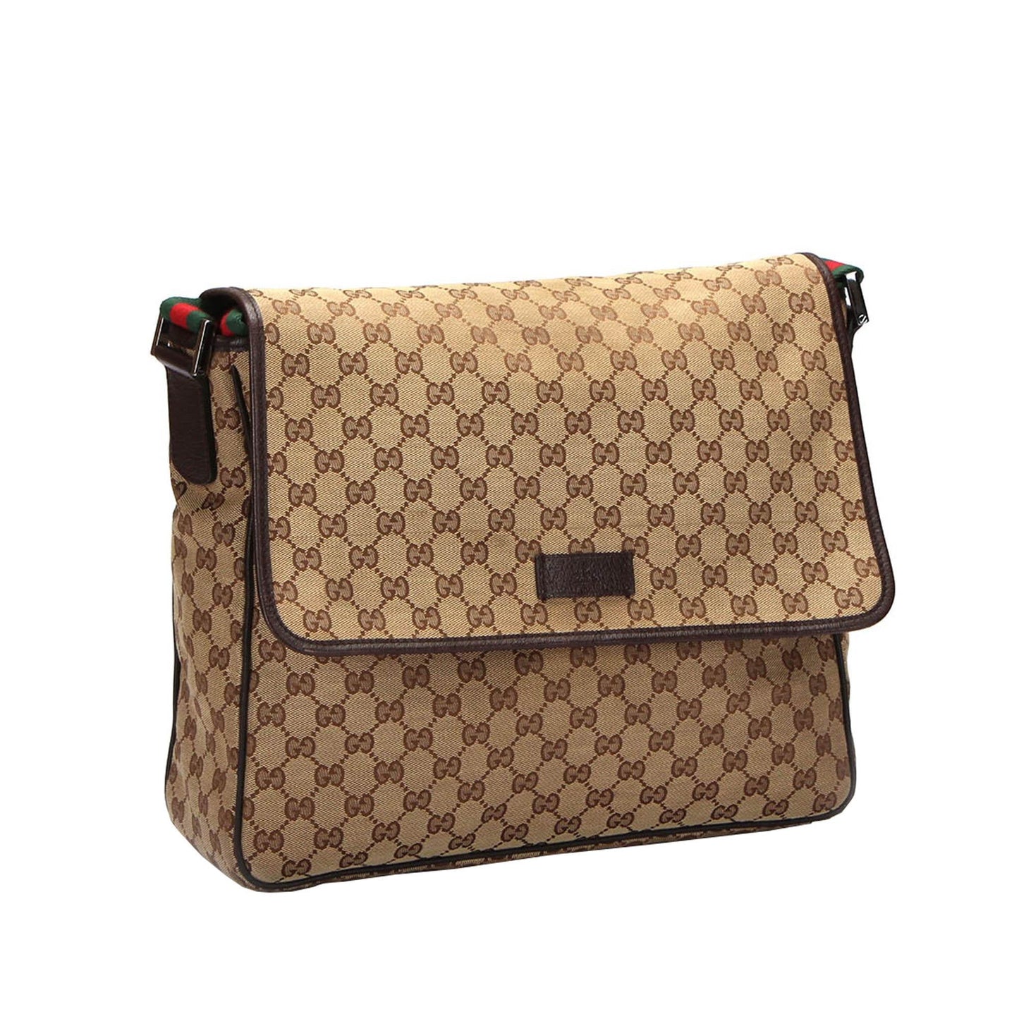 Gucci GG Web Canvas Crossbody Bag (SHG-28159)