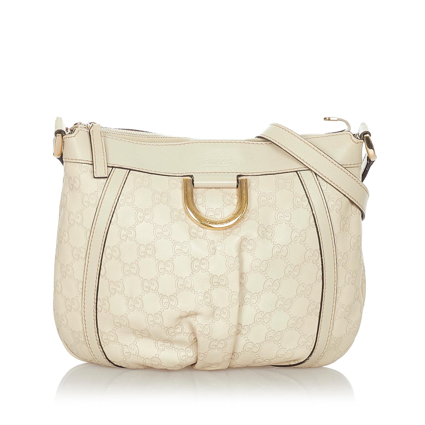 Gucci Guccissima Abbey D-Ring Crossbody Bag (SHG-23698)