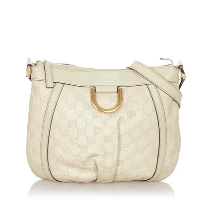 Gucci Guccissima Abbey D-Ring Crossbody Bag (SHG-23698)