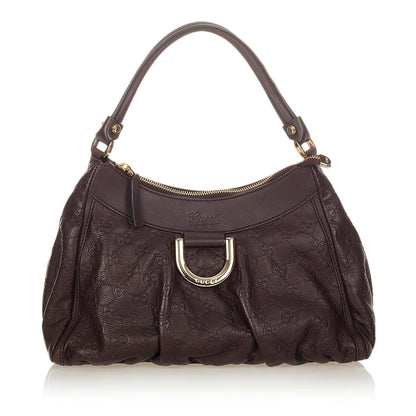 Gucci Guccissima Abbey D-Ring Shoulder Bag (SHG-25570)