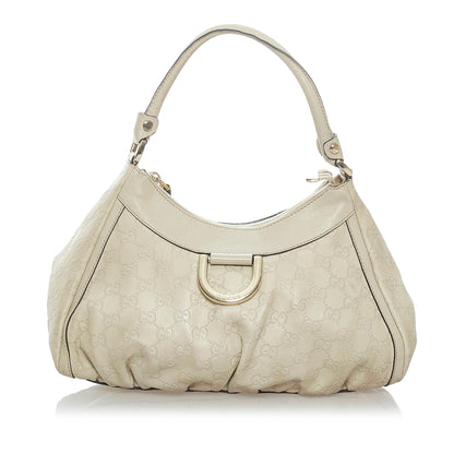 Gucci Guccissima Abbey D-Ring Shoulder Bag (SHG-33510)