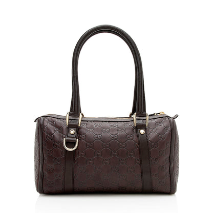 Gucci Guccissima Abbey Satchel (SHF-12723)