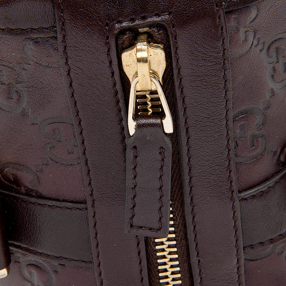 Gucci Guccissima Abbey Satchel (SHF-12723)