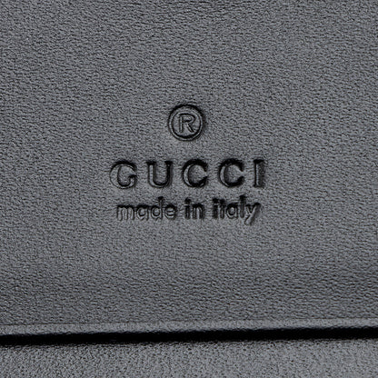 Gucci Guccissima Bee Embossed Leather Card Case (SHF-17231)