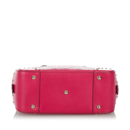 Gucci Guccissima Bright Leather Satchel (SHG-26722)