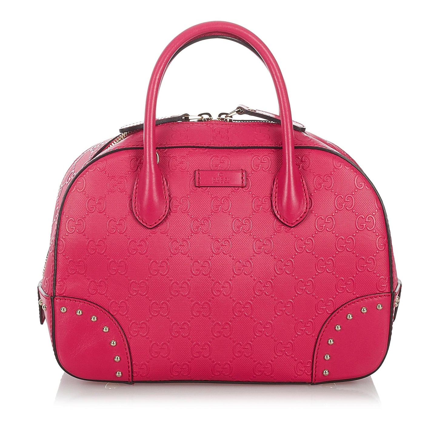 Gucci Guccissima Bright Leather Satchel (SHG-26722)