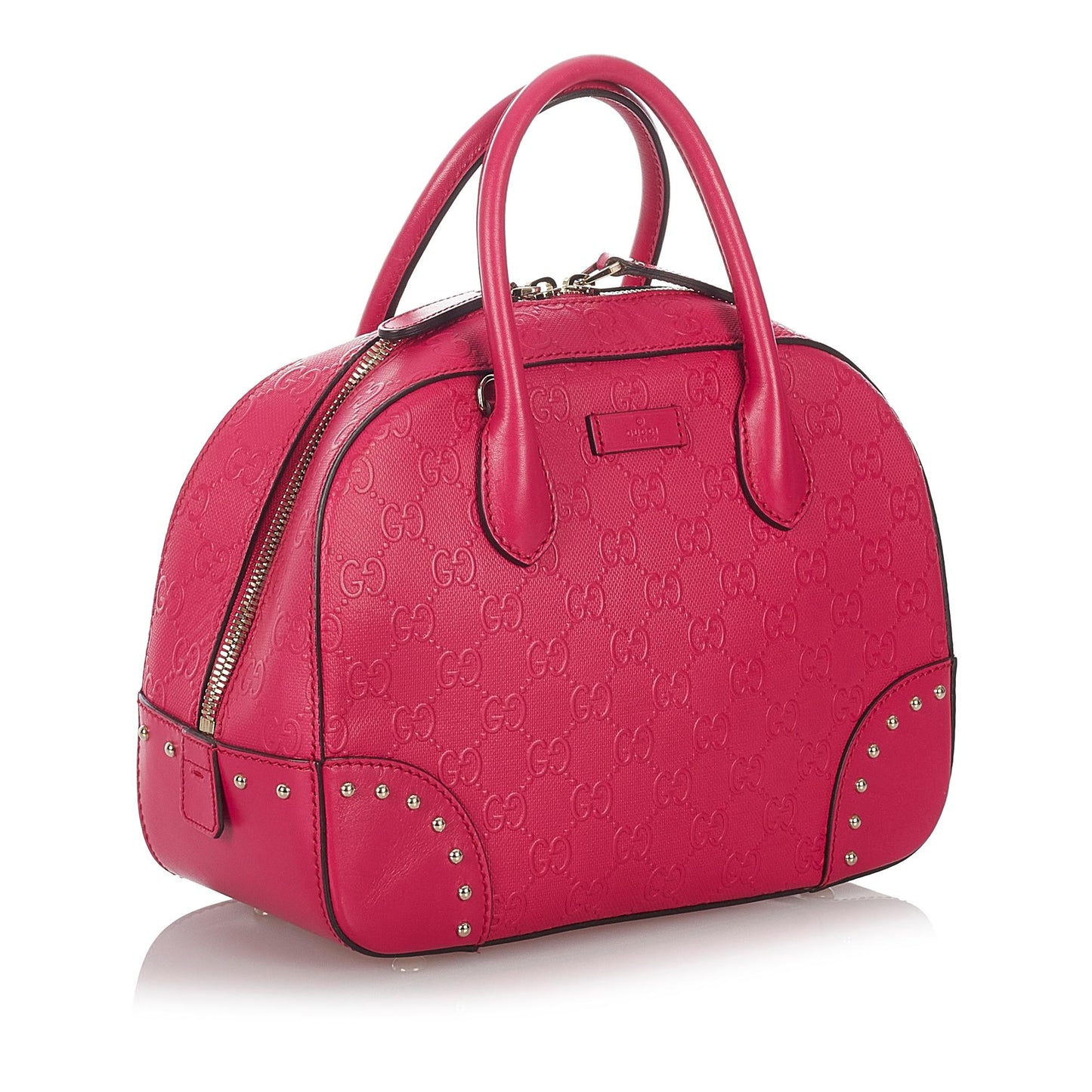 Gucci Guccissima Bright Leather Satchel (SHG-26722)