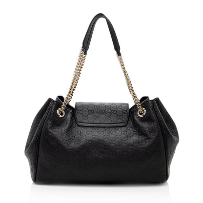 Gucci Guccissima Emily Large Shoulder Bag (SHF-18614)