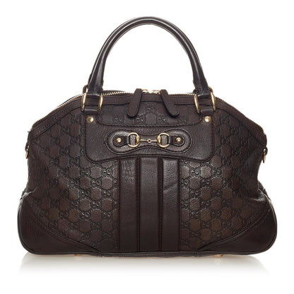 Gucci Guccissima Horsebit Catherine Satchel (SHG-27517)