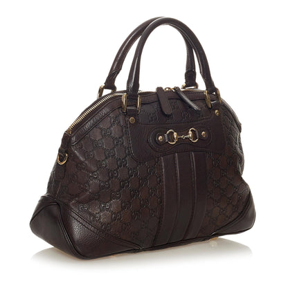 Gucci Guccissima Horsebit Catherine Satchel (SHG-27517)