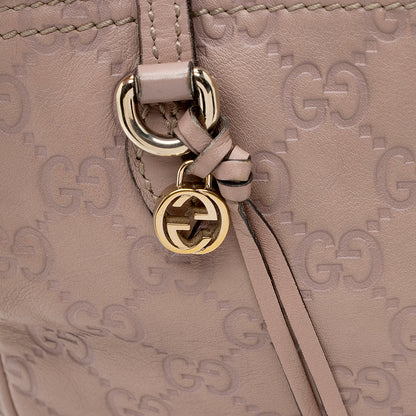 Gucci Guccissima Leather Bree Mini Tote (SHF-18654)